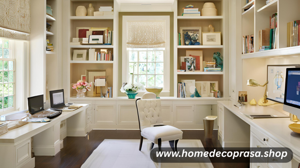 Every awkward niche in your home is a design opportunity. In a home by Suzanne Kasler, a recessed archway was transformed into a stylish workstation.