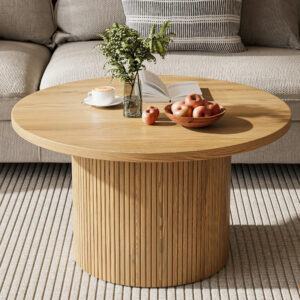 Round Wood Coffee Table