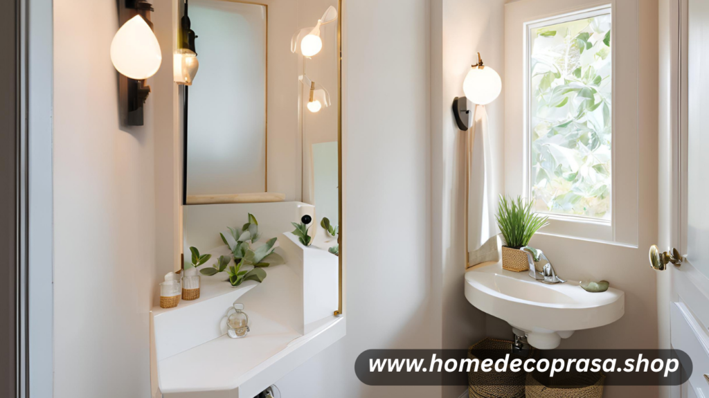 Corners often go underutilized in home design, especially in tight spaces. Designer Alexandra Kaehler turned a bathroom corner into a functional spot by installing a compact sink, adding both style and space-saving benefits.
